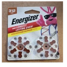 Energizer Size 312 Hearing Aid Batteries Zinc-air 1.45V Pack Exp 09/2028. Fixed Price $9.99.