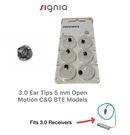 Signia Eartips/dome 3.0 Motion Charge & Go X Bte's Size 5MM Open (6 Pack). Fixed Price $13.98.