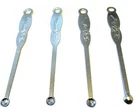 Silver Tone Metal Textured Earpick Curette Earwax Cleaner 6PCS. Fixed Price $8.99.