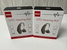 (2) Authentic Rca Otc Hearing Aids RSH05GY Gray Left / Right. Fixed Price $89.99.