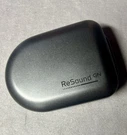Resound Gn Ric Hearing Aid Beige & Gray With Case For Both Ears. Fixed Price $142.50.