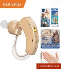 Digital Bte Hearing Amplifier - Noise Reduction & Volume Control, Compact Fit. Fixed Price $35.99.