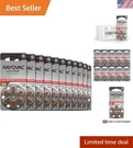Reliable 60-PACK Of Extra Size 312 Hearing Aid Batteries 4- Shelf Life. Fixed Price $31.99.