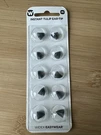 Widex Instant Tulip Ear-tip Size Medium, Quantity 10 Dome Pieces. Fixed Price $10.00.