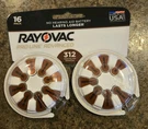 Rayovac Proline Mercury-free Hearing Aid Batteries Size 312 15 Out Of 16. Fixed Price $5.00.