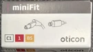 An Oticon C1 Minifit More Real Zircon Ruby Receiver ( Size 1-85DB-RIGHT ) Usa. Fixed Price $22.97.