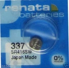 5 Renata SR416SW Silver Oxide Batteries. Fixed Price $7.99.