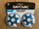 Rayovac Size 675 Hearing Aid Batteries 12 Pack. Fixed Price $15.99.