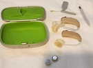 Phonak Naida V50-UP For Profound Hearing Loss W/case & Batteries. Works. Fixed Price $299.50.