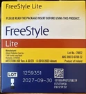 Abbott Freestyle Lite Blood Glucose Test Strips, Diabetic, 50CT, Expires 09/2027. Fixed Price $26.00.