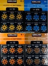 Kirkland Zinc-air Premium Hearing Aid Batteries Size: 10, 13, 312 Or 675 BB:2029. Fixed Price $18.85.