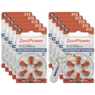 Zenipower Size 312 Hearing Aid Batteries (60 Pack) + Battery Holder. Fixed Price $16.80.