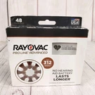 New Open Box - Rayovac Proline Advanced Size 312 Batteries, 48 Count Unused. Fixed Price $24.95.