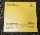 Cochlear Z208300 Nucleus CP800 Series Monitor Earphones. Fixed Price $24.99.