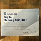 Britzgo Hearing Amplifier Digital Noise Cancelling Technology Light Haze Blue. Fixed Price $18.00.