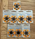 Lot Of 7 1/2 Power One Wireless Approved P13 Hearing Aid Batteries Exp 5/2024. Fixed Price $24.95.