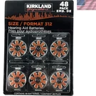 Quality 1.45 Volt Hearing Aid Batteries 48 Pack, Mercury Free & Eco-friendly. Fixed Price $39.99.
