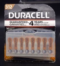 Duracell Button Hearing Aid Battery DA312B16 Lot Of. Fixed Price $6.99.
