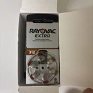 Rayovac Extra Hearing Aid Batteries, Size 312 Total Of 54. Fixed Price $14.99.