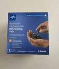 Medline Rechargeable Otc Hearing Aids In-ear 4 Modes, 20HR Battery Life Bluetoot. Fixed Price $149.00.