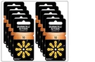 New Duracell Size 10 Activair PR70 Hearing Aid Batteries (80 Pack) Exp 2029. Fixed Price $29.99.