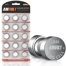Amvolt- Pack Of 15 LR44 Batteries AG13 SR44 357 303 Premium Alkaline. Fixed Price $19.69.