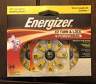 Energizer Hearing Aid Size Batteries Ct. AZ100P-24. Fixed Price $9.95.