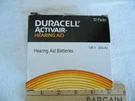 Duracell Activair Hearing Aid Batteries Zinc-air 10 Packs Of 8 Each. Fixed Price $9.99.