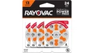 Rayovac Hearing Aid Batteries Size Pack Zinc Air 13CR-24ROVUS. Fixed Price $13.99.