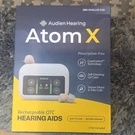 Audien Hearing Atom X Rechargeable Bluetooth Aids Iic Uv Case Both Ears. Fixed Price $200.00.