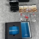New Open Box - Listen Clear HD290 Sp Gray Hearing Aids W/ Case Batteries, Nib. Fixed Price $159.49.