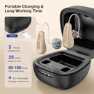 Nvboty Hearing Aids, W/noise Cancelling, Amplifier, Model: M2231 ((read)). Fixed Price $135.00.