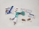 Hearclear HCR2 Rechargeable Hearing Aid Pair Beige Otc Digital W/ Chargers. Fixed Price $69.00.