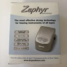 Zephyr By & Store Hearing Aid Dryer Complete Kit W/ Manual Dry-brik Ii New. Fixed Price $42.99.