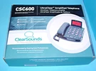 Clearsounds CSC600 Ultraclear Black Amplified Big Button Phone. Fixed Price $24.95.