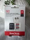 Sandisk Ultra Microsdhc UHA-12X 32GB Card W/ Adapter. Fixed Price $36.44.