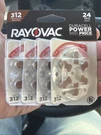 Rayovac Duracell Power Hearing Aid Batteries 312CR 24 COUNT-EXP.01/2029. Fixed Price $12.00.