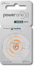Varta Power One Accu Plus Orange P13 Battery For Hearing Aids Nimh 2 Blister. Fixed Price $48.87.