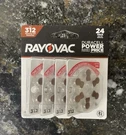Rayovac Hearing Aid Zinc Air Batteries Pack 312CR-24 Rovus Brand New!!. Fixed Price $12.95.
