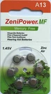 120 Zenipower Hearing Aid Batteries Size 13 Free Shipping 20PACKS Of 6. Fixed Price $35.09.