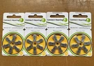 Hearing Aid Battery Connect Size 10 Germany - 4 Packs Mercury Free PR70. Fixed Price $19.99.