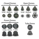 Phonak Hearing Aid Large Size Closed Domes. Fixed Price $10.90.