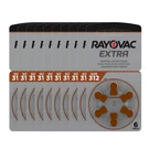 60 Rayovac Extra Advanced Size 312 PR41 Hearing Aid Batteries 1.45V Zinc Air 6BL. Fixed Price $26.99.