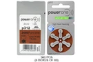 360-PACK Size P312 Powerone Hearing Aid Batteries. Fixed Price $279.99.