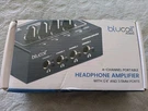 Blucoil Audio 4 Channel Portable Headphone Amplifier. Fixed Price $19.99.