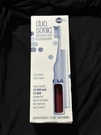 New Duo Sonic Advanced Travel Toothbrush Metallic Cranberry W/ Battery Included. Fixed Price $24.97.