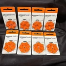 8 Pkgs Amazon Basics 1.45 Volt Hearing Aid Batteries - Size 13 6. Fixed Price $8.00.
