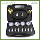 Excavator Hydraulic Kit With 4PCS Gauges Test Hose & 10PCS Adapters. Fixed Price $129.78.