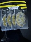 Walgreen Hearing Aid Batteries Yellow Size 10, 1.45V Premium Zinc Air 32 Pac. Fixed Price $10.00.