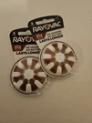 Two Pack Of 8 Ct Rayovac Hearing Aid Battery Size 312 Expires Jan 2025. Fixed Price $12.90.